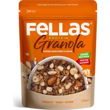 Fellas Vegan Protein Granola Karışık Kuruyemiş & Kakao 270G - 7 Adet