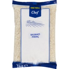 Metro Chef Basmati Pirinç 1 kg - Uzun Taneli, Tane Tane 6'li Avantaj Paketi - 6 Adet