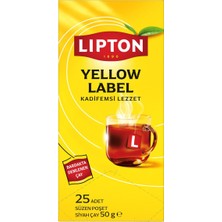 Lipton Earl Grey Bergamot Aromalı Bardak Poşet Çay 25'li 50G 4'li Avantaj Paketi - 4 Adet