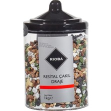 Rioba Rıoba Çakıl Taşı Çikolata 1 kg - Sunumluk Draje Çikolata