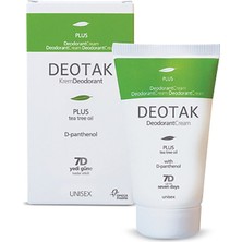 Deotak Krem Deodorant Plus 35 ml - 4 Adet