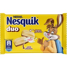 Nestlé Nesquik Kare Çikolata 70 G Duo - Ekstra Sütlü Lezzet 6'li Avantaj Paketi - 6 Adet