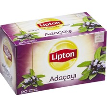 Lipton Adaçayı Bitki Çayı 20'li Poşet 80 G 8'li Avantaj Paketi - 8 Adet