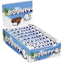 Bounty Hindistan Cevizli Çikolata 57G - 24'lü Paket 2'li Ekonomik Paket - 2 Adet