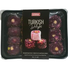 Uzungil Spesiyal Antep Fıstıklı Fındıklı Nar Aromalı Sarma Lokum 350 G - 5 Adet