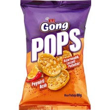 Eti Gong Pops Mısır ve Pirinç Patlağı Peynir&acı 80 G 8'li Avantaj Paketi - 8 Adet