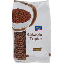 Aro Kakaolu Toplar 500 G - Kahvaltılık Gevrek, Çıtır Çikolata Topları 4'li Avantaj Paketi - 4 Adet