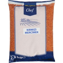 Metro Chef Kırmızı Mercimek 2,5 kg - Yerli Üretim, Çorbalık Bakliyat