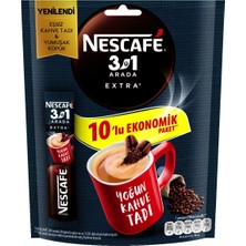 Nescafe Extra 3'ü 1 Arada 10*17 G Bol Kahveli Hazır Kahve 5'li Avantaj Paketi - 5 Adet