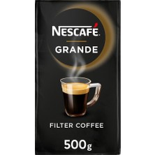 Nescafe Filtre Kahve 500 G Grande - Yumuşak Lezzet 2'li Ekonomik Paket - 2 Adet