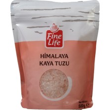 Fine Life Himalaya Tuzu 500 G - %100 Saf ve Katkısız Iri Taneli Tuz 3'li Ekonomik Paket - 3 Adet