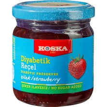 Koska Diyabetik Çilek Reçeli 240G Doğal Tatlandırıcılı 2'li Ekonomik Paket - 2 Adet