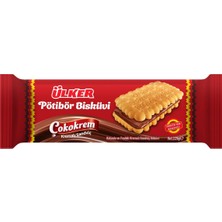 Ülker Pötibör Bisküvi Sandviç 229 G Kakao - Kakaolu Fındık Kremalı 6'li Avantaj Paketi - 6 Adet