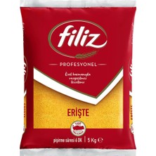 Filiz Makarna 5kg Erişte - Özel Buğday Harmanı Lezzeti