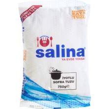 Salina Salına Rafine Kaya Tuzu 750 G - Yemeklerde Güvenle Kullanın 6'li Avantaj Paketi - 6 Adet