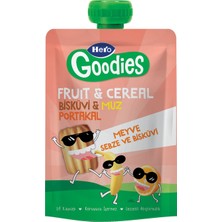 Hero Goodies Bisküvi - Muz - Portakal Pouch 100 G - 8 Adet