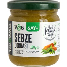 Veg&Bones Veg & Bones Sebze Çorbası 190 G - 8 Adet