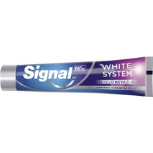 Signal White System Diş Macunu 75 ml Güçlü Diş Minesi Beyazlatma 5'li Avantaj Paketi - 5 Adet