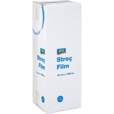 Aro Kutusuz Pvc Streç Film 7,5 Micron 45CM x 1000M Endüstriyel