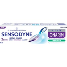 Sensodyne Klinik Onarım Derin Temizlik Diş Macunu 75 ml - Hassas Dişler Için 6'li Avantaj Paketi - 6 Adet