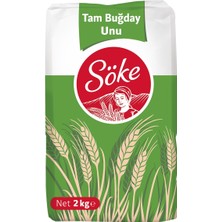 Söke Tam Buğday Unu 2 kg - Doğal Lif Kaynağı, Kepekli Un 3'li Ekonomik Paket - 3 Adet
