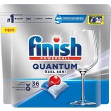 Finish Quantum Essentials Bulaşık Tableti 36LI, Derin Temizlik ve Parlaklık 3'li Ekonomik Paket - 3 Adet