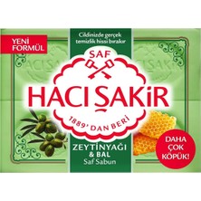Hacı Şakir Banyo Sabunu 4X150 G Zeytinyağ&bal Geleneksel 3'li Ekonomik Paket - 3 Adet
