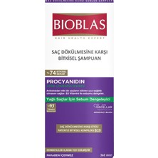 Bioblas Bıoblas Şampuan 360 ml Yağlı Saçlar Için B3 Vitamini ve Procyanidin 8'li Avantaj Paketi - 8 Adet
