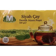 Migros Demlik Poşet Siyah Çay 100 x 3.2 G - 6 Adet