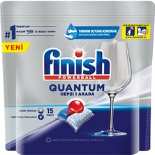 Finish Quantum Bulaşık Tableti 15'li - 3 Bölmeli Kapsül Teknolojisi