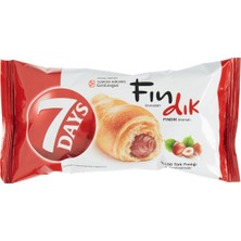 7Days 7 Days Fındıklı Kruvasan 60 G - Nefis Fındık Dolgulu Atıştırmalık 5'li Avantaj Paketi - 5 Adet
