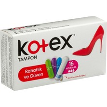 Kotex Normal Tampon 16 Adet - Rahat ve Hijyenik Koruma 2'li Ekonomik Paket - 2 Adet