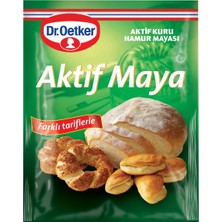 Dr. Oetker Aktif Kuru Maya 90G Poğaça Pide Börek Ekmek 8'li Avantaj Paketi - 8 Adet