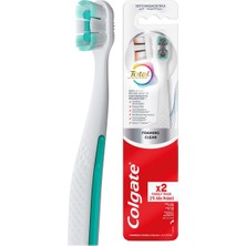 Colgate Total Foaming Diş Fırçası 1+1, Yoğun Kıllar ve Hızlı Köpüklenme 3'li Ekonomik Paket - 3 Adet