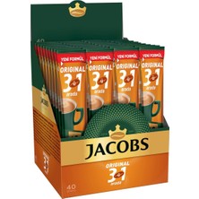 Jacobs 3'ü 1 Arada Instant Kahve 40X16 G - Pratik ve Lezzetli 2'li Ekonomik Paket - 2 Adet