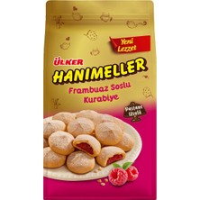 Ülker Hanımeller Frambuazlı Kurabiye 150 G - Gevrek ve Lezzetli Atıştırmalık 4'li Avantaj Paketi - 4 Adet