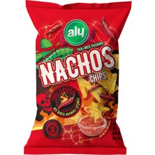 Aly Acılı Nachos Glutensiz Cips 225 G - 4 Adet