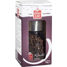 Fine Life Karabiber 90 G Tane - Ayarlanabilir Seramik Değirmenli 2'li Ekonomik Paket - 2 Adet