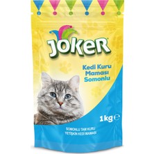 Joker Somonlu Tam Kuru Yetişkin Kedi Maması 1 kg - 5 Adet