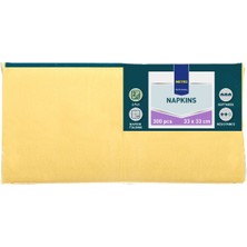 Metro Professıonal 2k Peçete 33*33CM 300AD Sarı 3'li Ekonomik Paket - 3 Adet