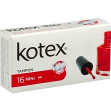 Kotex Mini Tampon 16 Adet Normal Yoğunluk Için Hijyenik Koruma 5'li Avantaj Paketi - 5 Adet