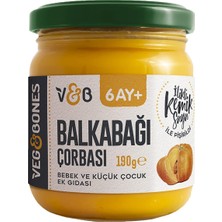 Veg&bones Bebek Çorbası 190G Balkabağı - Ek Gıda 2'li Ekonomik Paket - 2 Adet