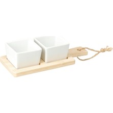 Excellent Houseware Porselen Kaseli Set - 4 Adet