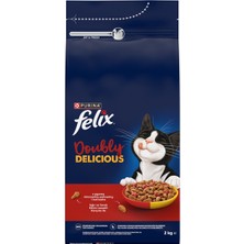 Felix Doubly Delicious Çifte Lezzet Sığır Etli 2 kg - 2 Adet