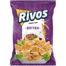 Rivos Buğday Cipsi 56G Biftek Lezzeti - Atıştırmalık 3'li Ekonomik Paket - 3 Adet
