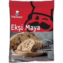 Pakmaya Ekşi Maya 30 G - Pratik Ekşi Mayalı Ekmek Yapımı 4'li Avantaj Paketi - 4 Adet