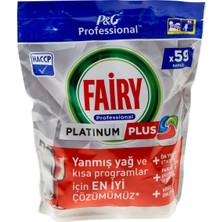 Fairy Professional Platinum Plus Bulaşık Tableti 59'lu - Kısa Programda Etkili Temizlik