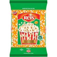 Reis Cin Mısır 1 kg - Yüksek Patlama Oranlı Patlamış Mısır 5'li Avantaj Paketi - 5 Adet