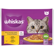 Whiskas Kümes Hayvanlı Seçim Poşet Yaş Mama 4X85 G - 8 Adet
