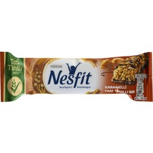 Nestlé Nesfit Tam Tahıl Bar Karamel 23,5 G - Besleyici Atıştırmalık 5'li Avantaj Paketi - 5 Adet
